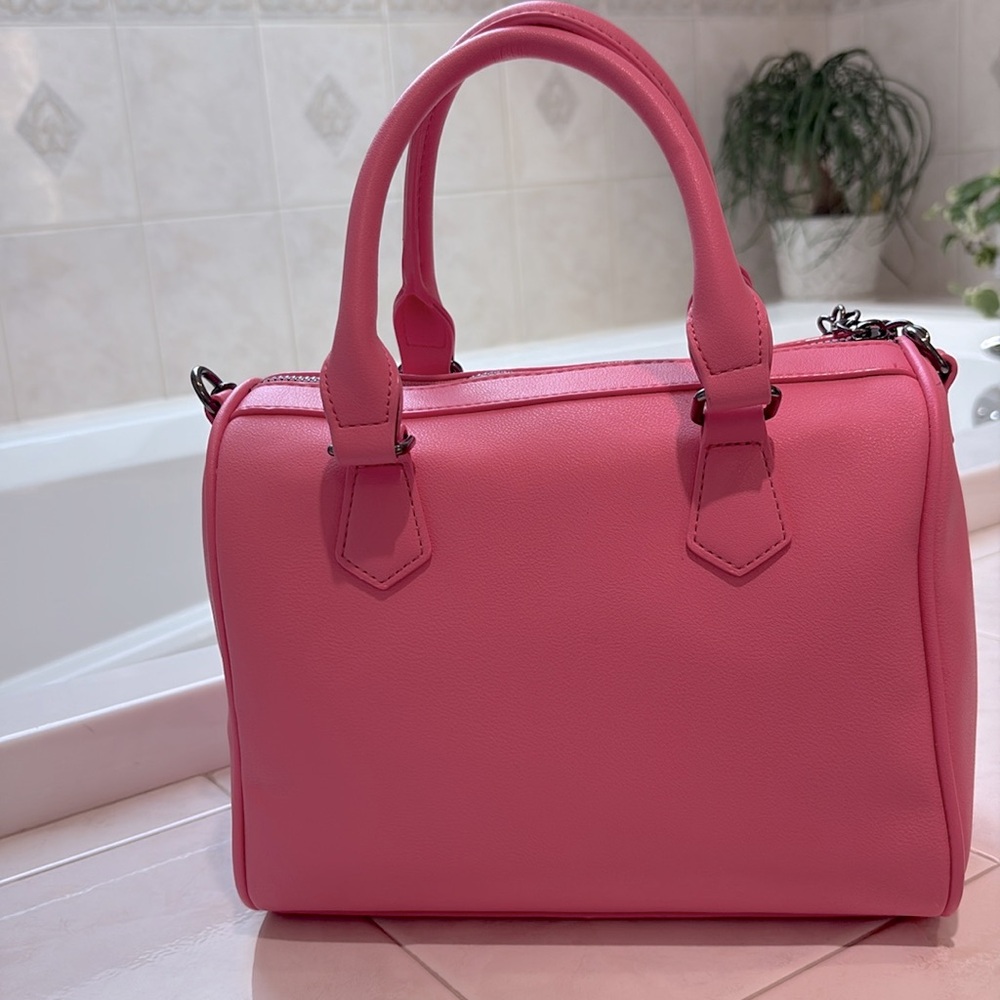 Juicy Couture Dazzle Satchel/Crossbody with Structured Design,Pink Lemonade. NWT - Picture 7 of 11